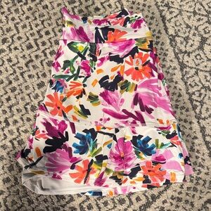 Floral Multicolor Women's Tennis Skirt